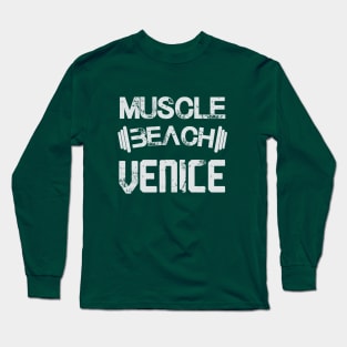 Muscle beach - Venice - California (light lettering) Long Sleeve T-Shirt